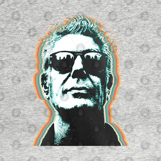 Retro Anthony Bourdain by RAINYDROP